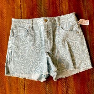 Women’s RSQ Tilly’s Shorts 28 Denim Jean Cut Offs New NWT